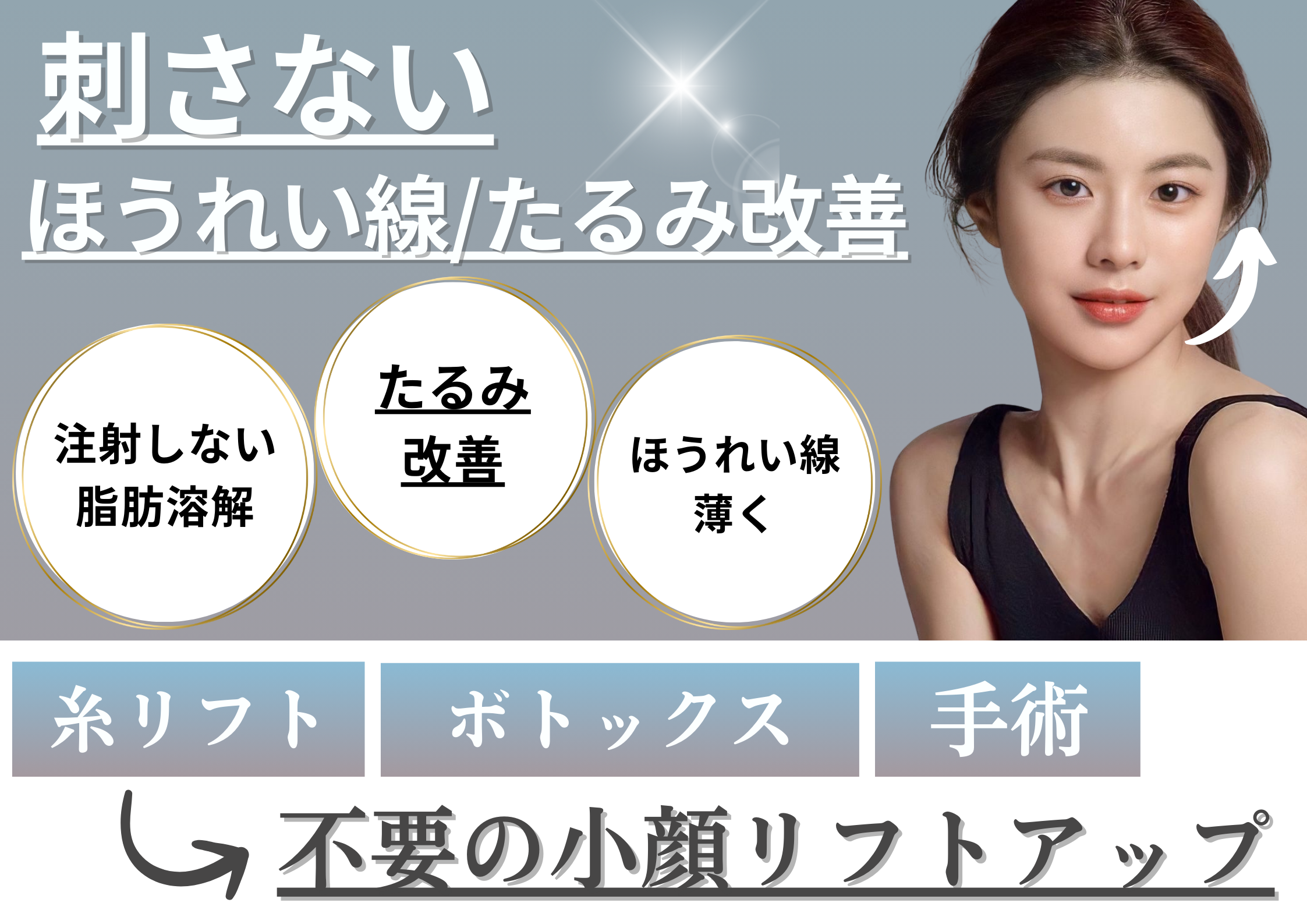 【たるみ】ハイフたるみ引き上げ
